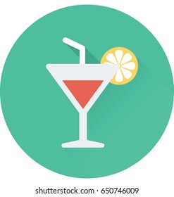 Cocktail Vector Icon