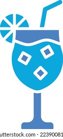 Icono vector de cóctel. Se puede usar para imprimir, móviles y aplicaciones web.