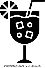 Cocktail vector icon. Can be used for printing, mobile and web applications.