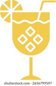 Icono de Vector de cóctel. Se puede utilizar para aplicaciones de impresión, móviles y de Web.