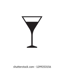Cocktail vector icon, drink icon