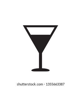 Cocktail vector icon, drink icon