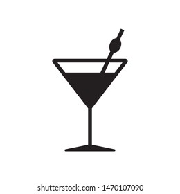 Cocktail, Vektorsymbol, trinken