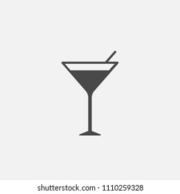 Cocktail vector icon drink beer icon
