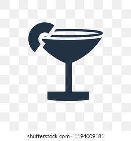 Cocktail vector icon isolated on transparent background, Cocktail transparency concept can be used web and mobile