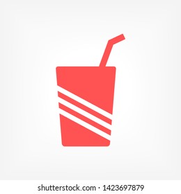 Cocktail Vector icon . Lorem Ipsum Illustration design