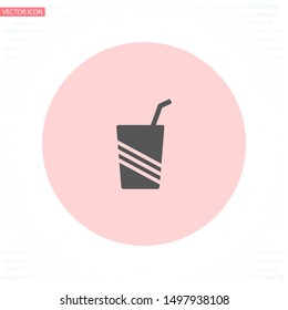 Cocktail Vector icon . Lorem Ipsum Illustration design