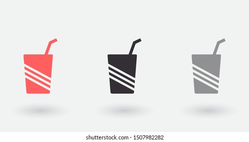 Cocktail Vector icon . Lorem Ipsum Illustration design