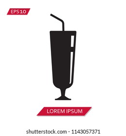 cocktail vector icon symbol