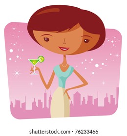 cocktail woman