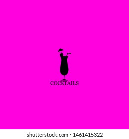 cocktails icon sign signifier vector
