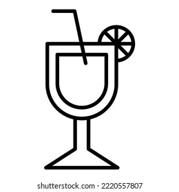 Cocktails icon vector image. Can also be used for web apps, mobile apps and print media.