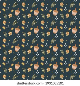 Cocktails Seamless Pattern with whiskey. Party pattern. Cocktails and Alcoholic Beverages, Design Element Can Be Used for Fabric, Wallpaper, Packaging, Vector Illustration