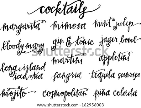 cocktails set