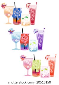 cocktails vector
