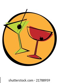 cocktails vector