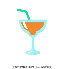 Cocktails vector Helps to relax in summer Beach trip concept.