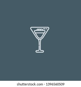 Cocktails vector icon. Cocktails concept stroke symbol design. Thin graphic elements vector illustration, outline pattern for your web site design, logo, UI. EPS 10.