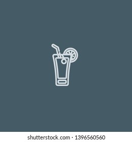Cocktails vector icon. Cocktails concept stroke symbol design. Thin graphic elements vector illustration, outline pattern for your web site design, logo, UI. EPS 10.