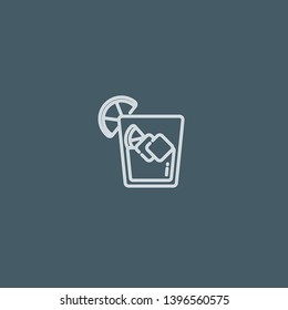 Cocktails vector icon. Cocktails concept stroke symbol design. Thin graphic elements vector illustration, outline pattern for your web site design, logo, UI. EPS 10.