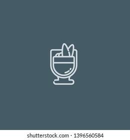 Cocktails vector icon. Cocktails concept stroke symbol design. Thin graphic elements vector illustration, outline pattern for your web site design, logo, UI. EPS 10.