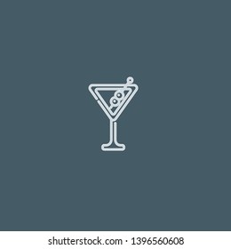 Cocktails vector icon. Cocktails concept stroke symbol design. Thin graphic elements vector illustration, outline pattern for your web site design, logo, UI. EPS 10.