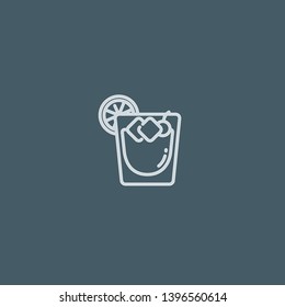 Cocktails vector icon. Cocktails concept stroke symbol design. Thin graphic elements vector illustration, outline pattern for your web site design, logo, UI. EPS 10.