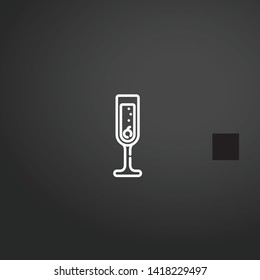 Cocktails vector icon. Cocktails concept stroke symbol design. Thin graphic elements vector illustration, outline pattern for your web site design, logo, UI. EPS 10.