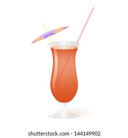 Cocktails, vector illustration