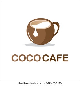 Coco Cafe logo Vector 