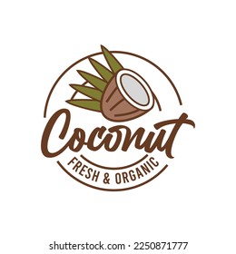 Coco Plus, Coconut Water Drink logo design