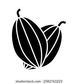 cocoa bean icon vector design templates
