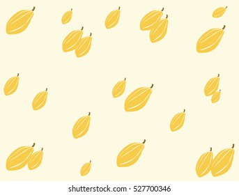Cocoa bean pattern