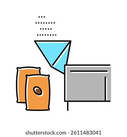 cocoa falling asleep color icon vector. cocoa falling asleep sign. isolated symbol illustration