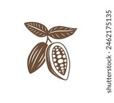 Cocoa icon. Simple illustration of cocoa vector icon for web design isolated on white background