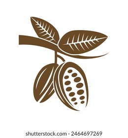 Cocoa icon. Simple illustration of cocoa vector icon for web design isolated on white background