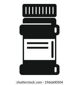 Cocoa jar icon. Simple illustration of Cocoa jar vector icon for web design isolated on white background