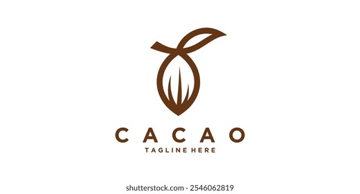 cocoa logo design, logo design vector, symbol, icon, idea, creative.