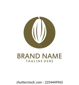 Cocoa logo. Cocoa Logo Flat Design on White Background.
