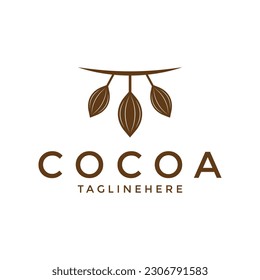 Cocoa modern design logo concept