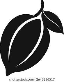 Cacau Pod: Ícone de fruta de chocolate

