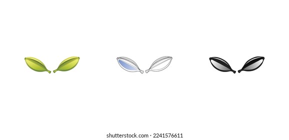 cocoa pod vector type icon