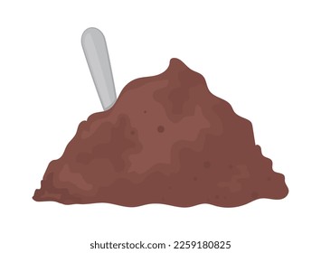 cocoa powder with spoon icon