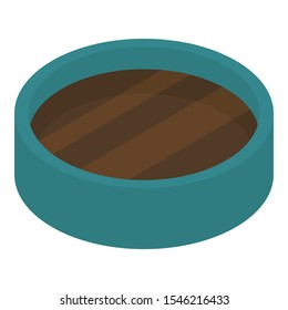 Cocoa spice icon. Isometric of cocoa spice vector icon for web design isolated on white background