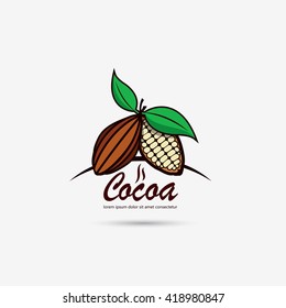 Cocoa symbol - vector illustration