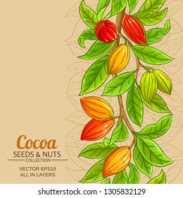 cocoa vector background
