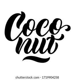 Coconut Font Images, Stock Photos & Vectors | Shutterstock