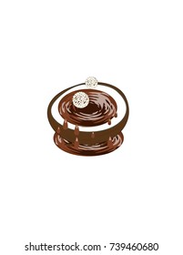 Coconut in chocolate