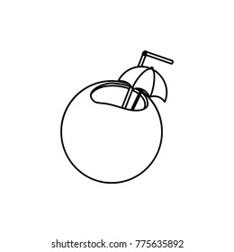Coconut cocktail design