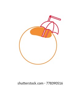 Coconut cocktail design